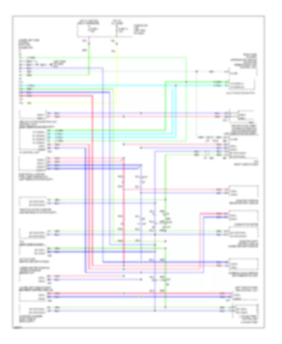 Computer Data Lines Wiring Diagram for Nissan Leaf SL 2011