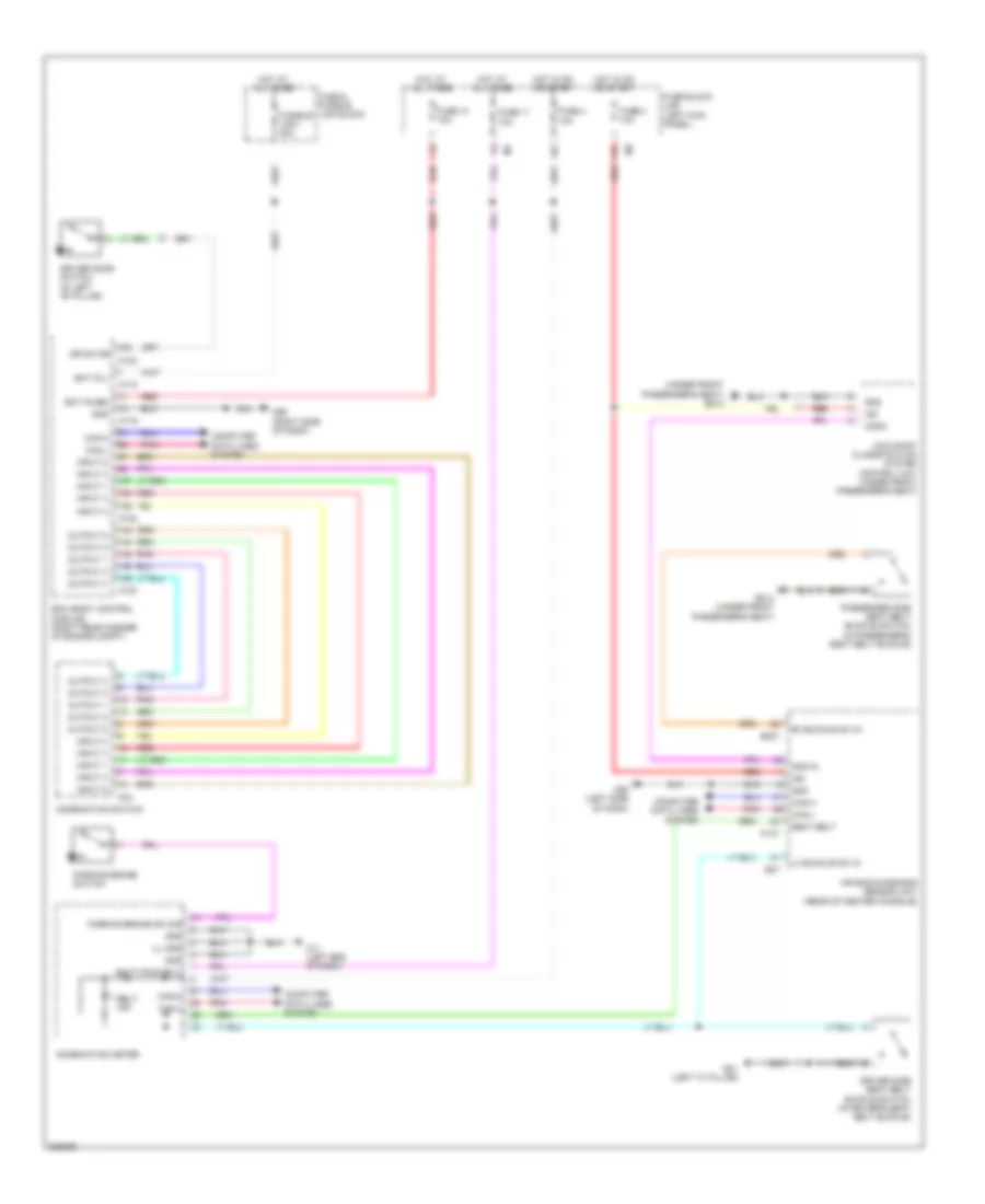 Chime Wiring Diagram for Nissan GT R 2009