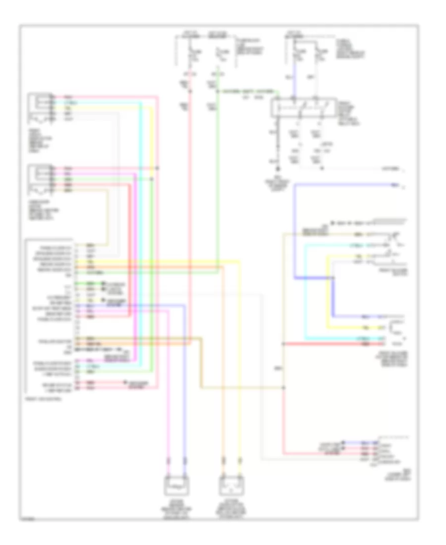 Manual A C Wiring Diagram 1 of 2 for Nissan Pathfinder LE 2012