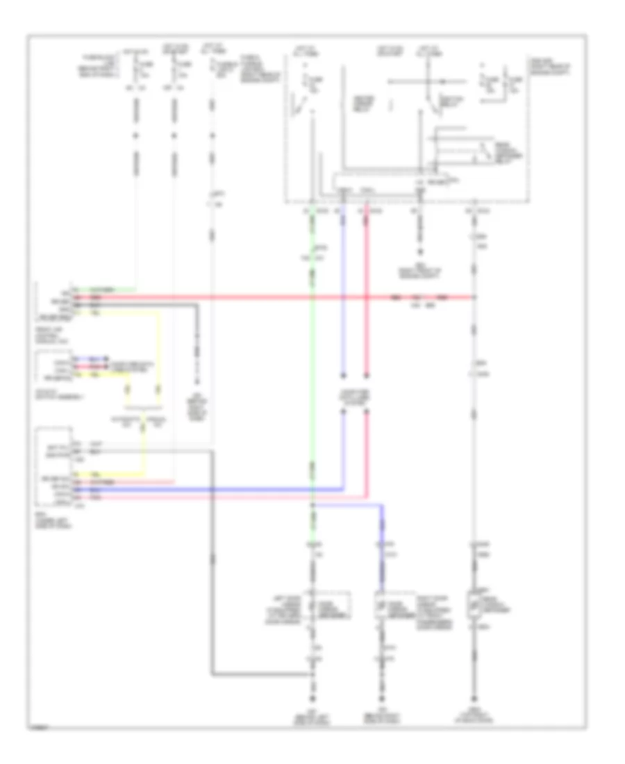 Defoggers Wiring Diagram for Nissan Pathfinder LE 2012