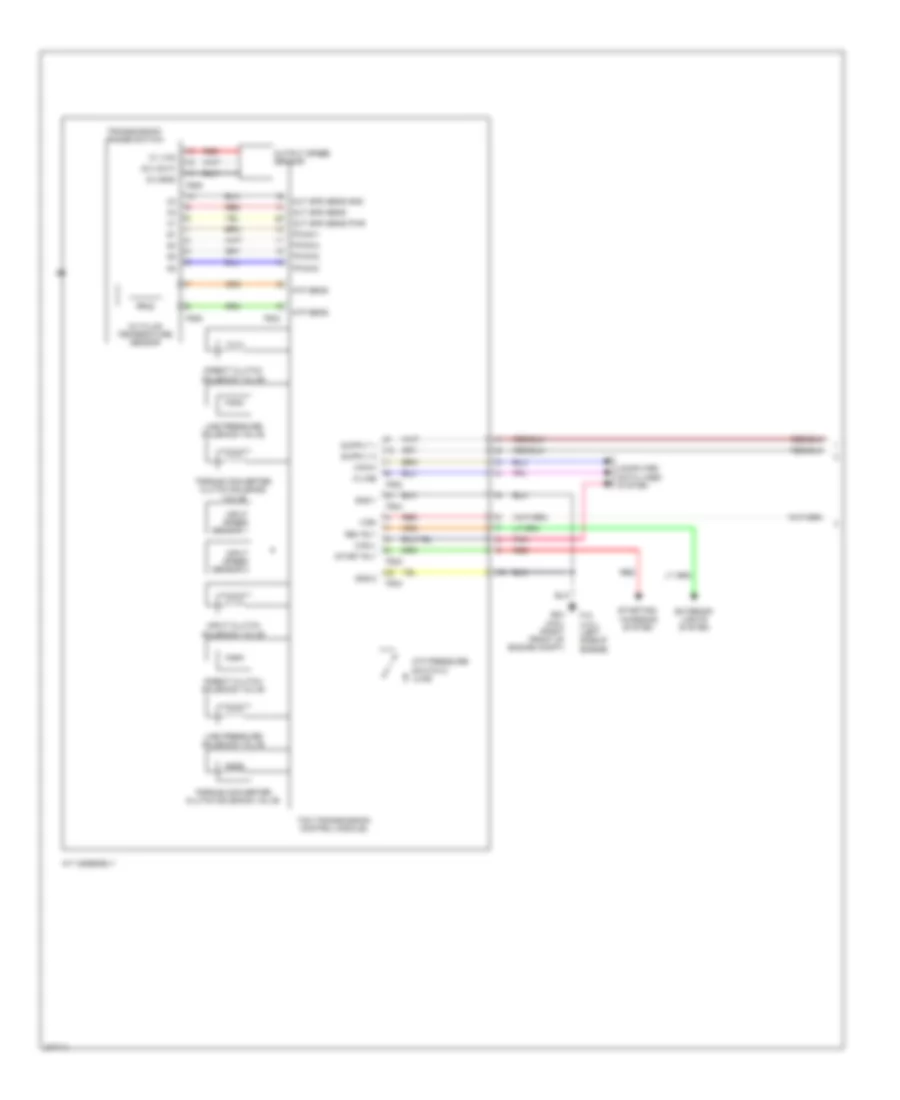 A T Wiring Diagram 1 of 2 for Nissan Pathfinder LE 2012