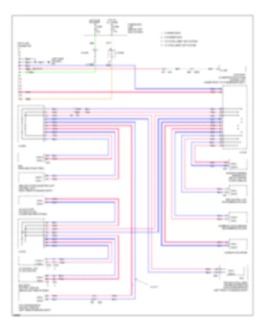 Computer Data Lines Wiring Diagram for Nissan Sentra SR 2013