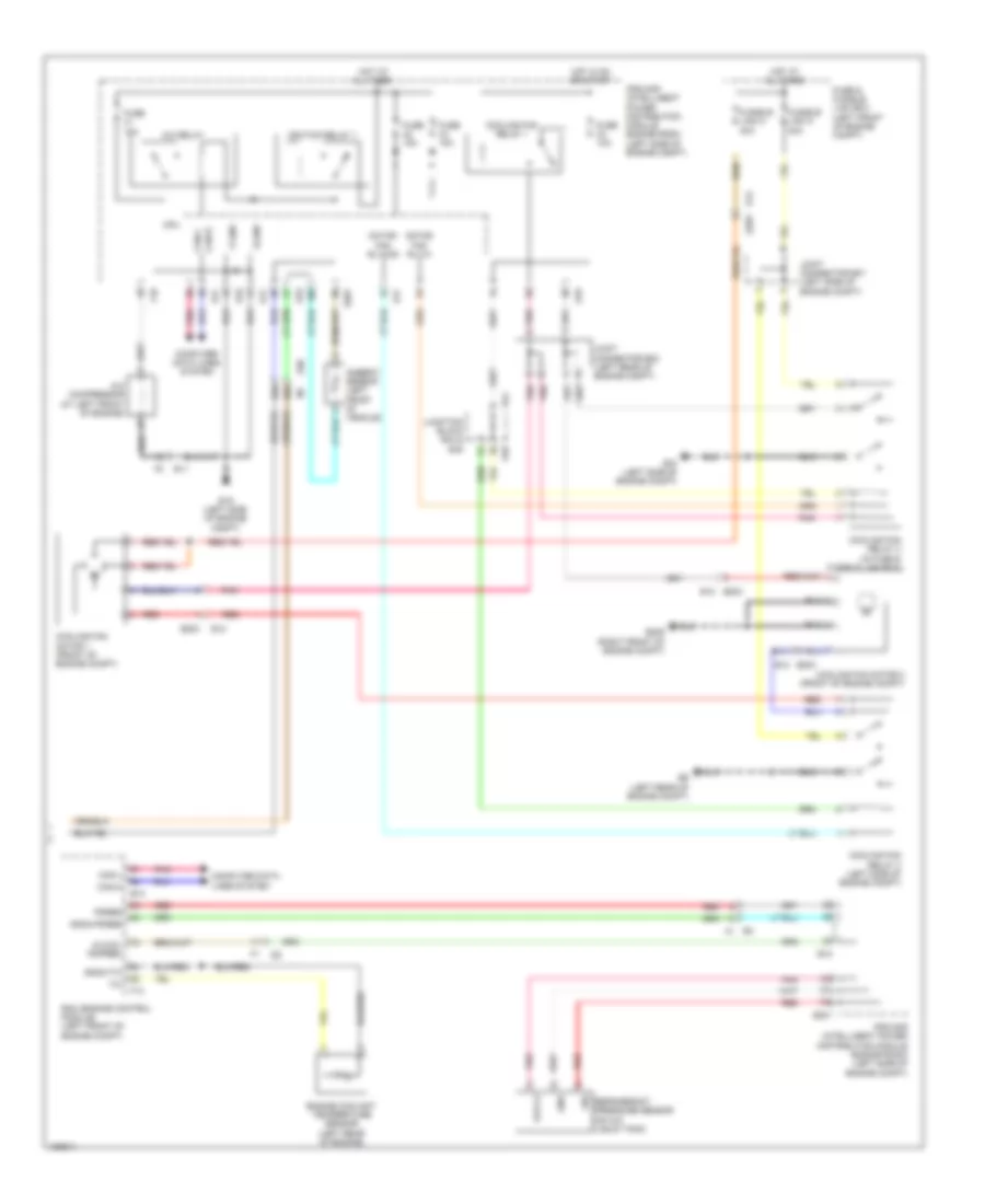 Automatic A C Wiring Diagram 2 of 2 for Nissan Maxima S 2014