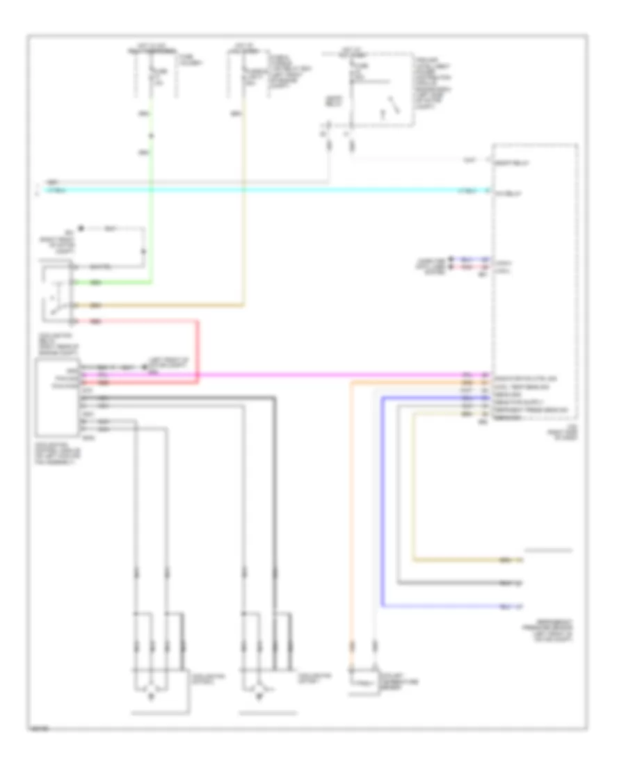 Automatic AC Wiring Diagram (3 of 3) for Nissan Leaf SV 2011