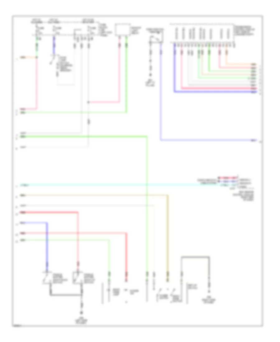 A T Wiring Diagram 2 of 3 for Nissan GT R Premium 2009