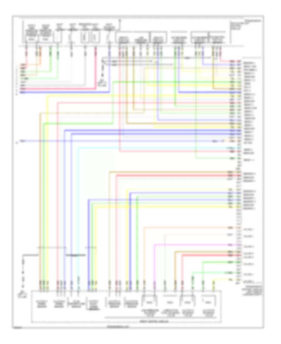 A T Wiring Diagram 3 of 3 for Nissan GT R Premium 2009