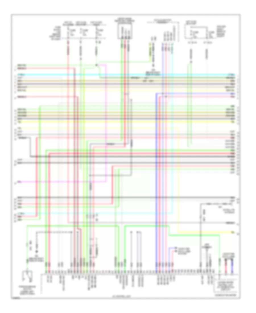 Navigation Wiring Diagram (2 of 4) for Nissan Pathfinder S 2012