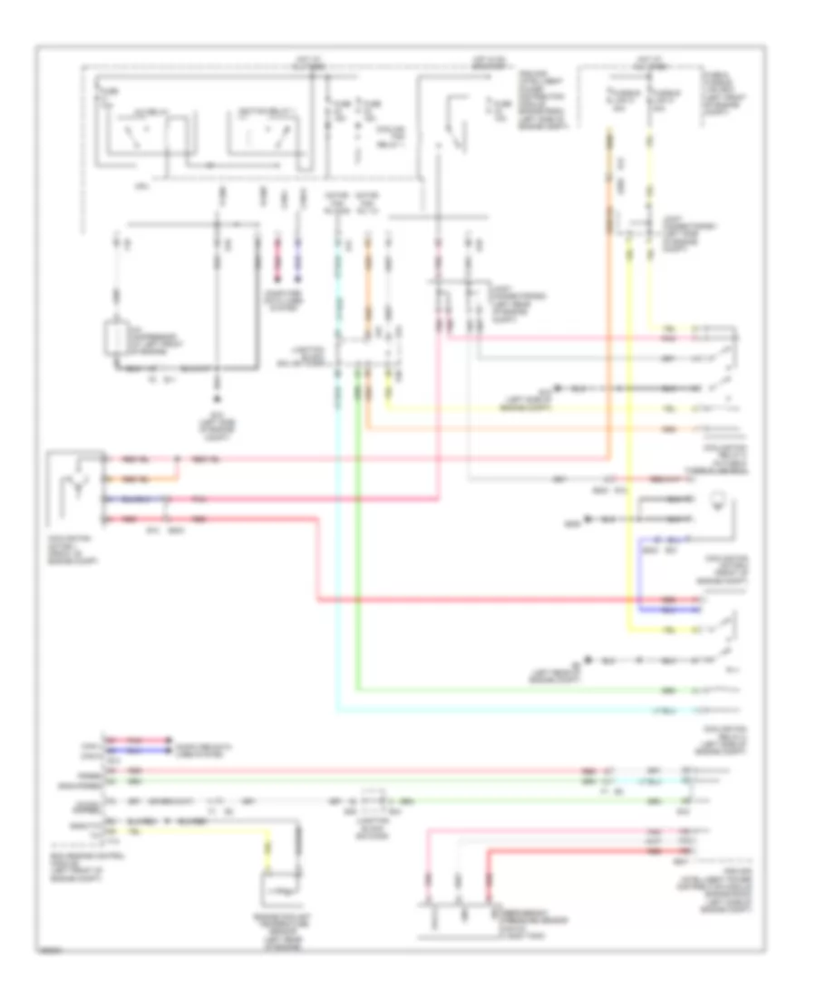 Cooling Fan Wiring Diagram for Nissan Maxima S 2011