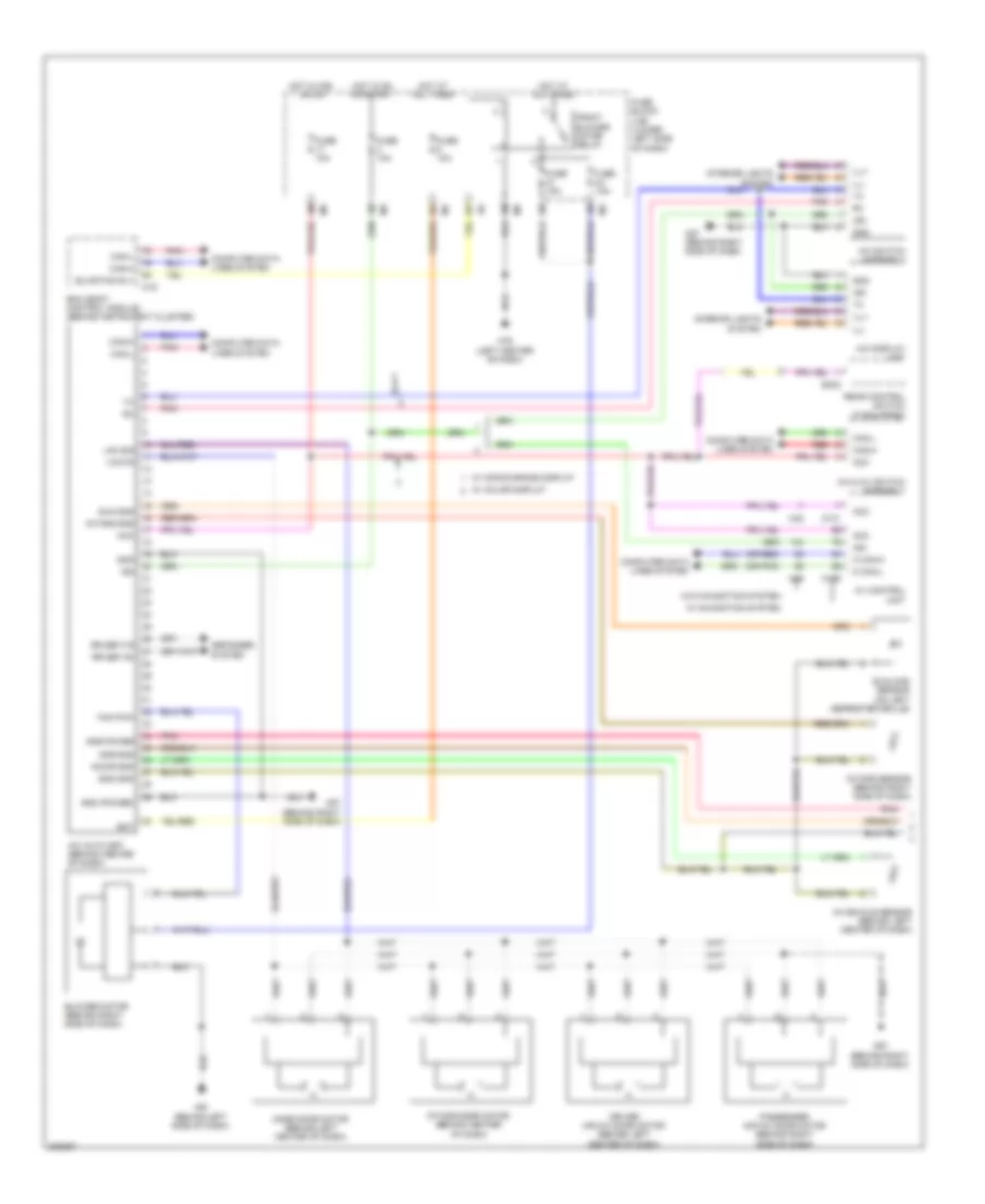 Automatic A C Wiring Diagram 1 of 2 for Nissan Maxima S 2009