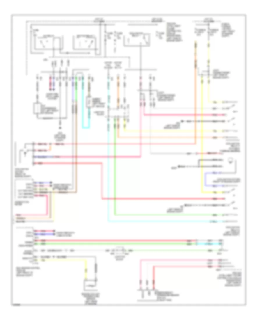 Automatic AC Wiring Diagram (2 of 2) for Nissan Maxima S 2009
