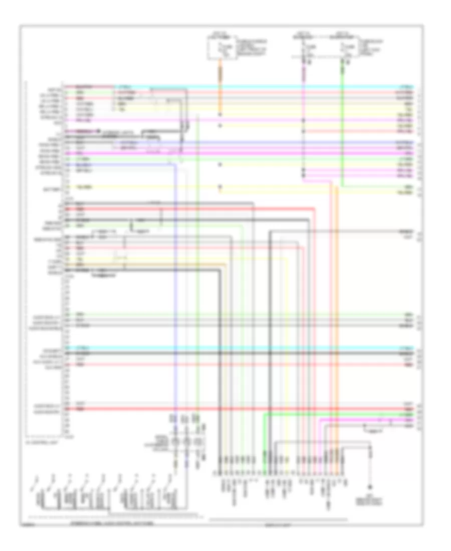 Navigation Wiring Diagram 1 of 4 for Nissan Maxima S 2009