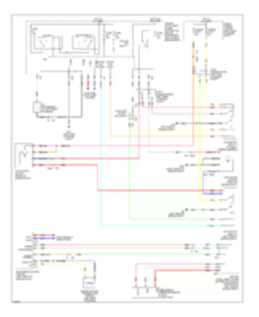 Cooling Fan Wiring Diagram for Nissan Maxima SV 2014