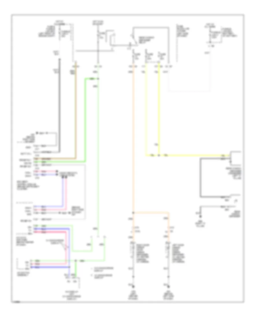 Defoggers Wiring Diagram for Nissan Maxima SV 2014