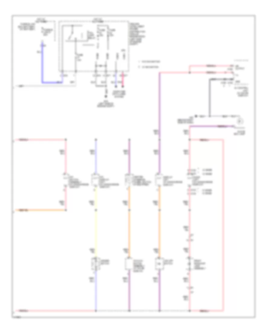 Instrument Illumination Wiring Diagram 2 of 2 for Nissan Maxima SV 2014