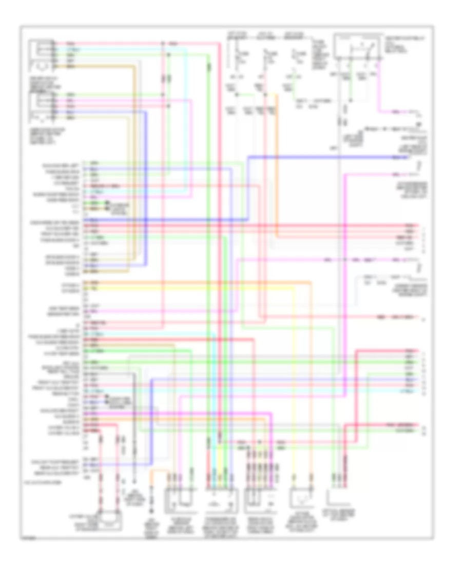Automatic A C Wiring Diagram 1 of 3 for Nissan Pathfinder Silver Edition 2012