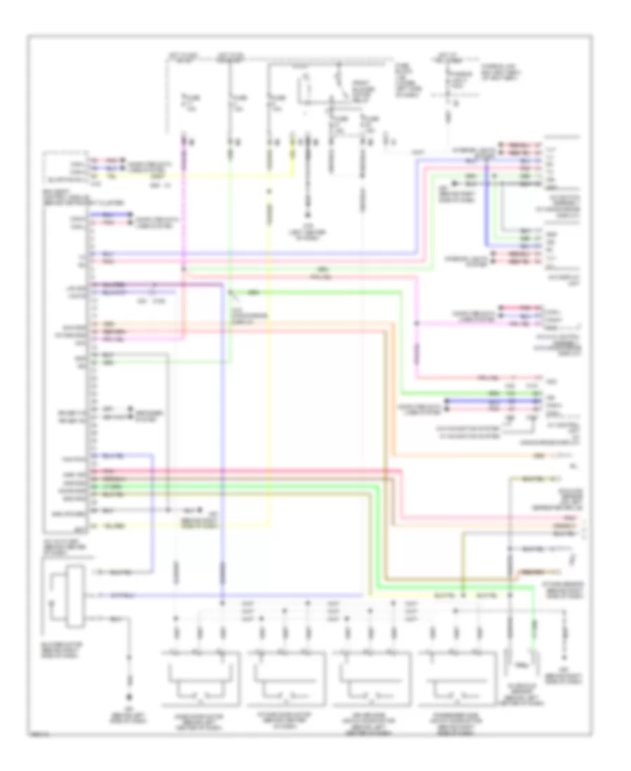 Automatic A C Wiring Diagram 1 of 2 for Nissan Maxima SV 2011