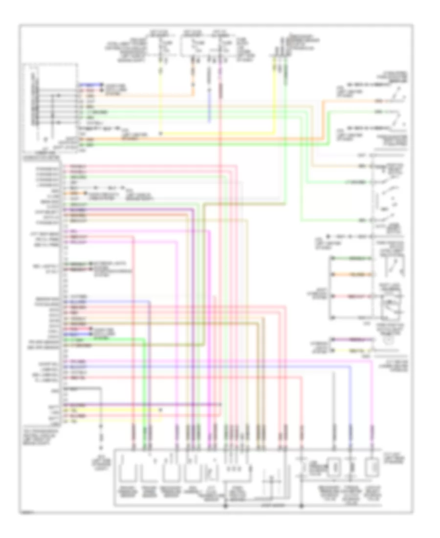 Transmission Wiring Diagram for Nissan Maxima SV 2009