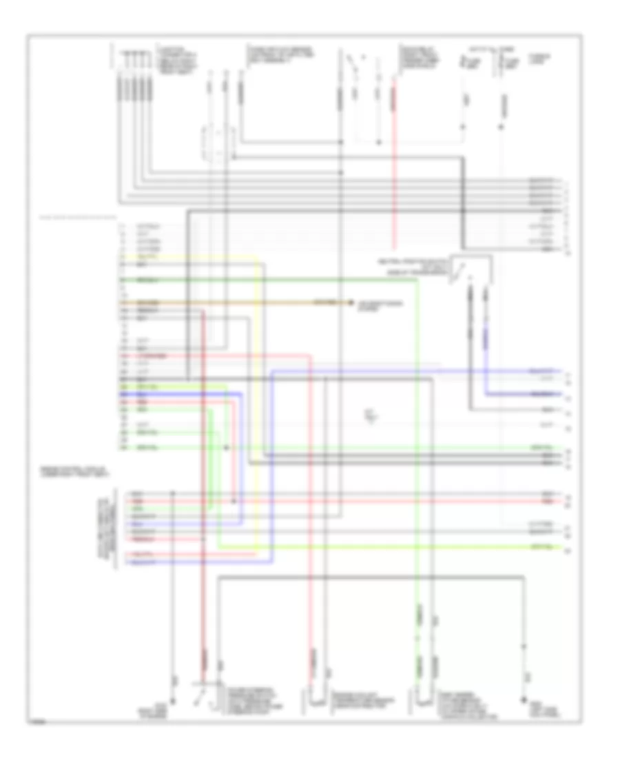 3.0L, Engine Performance Wiring Diagrams (1 of 3) for Nissan Pickup 1995