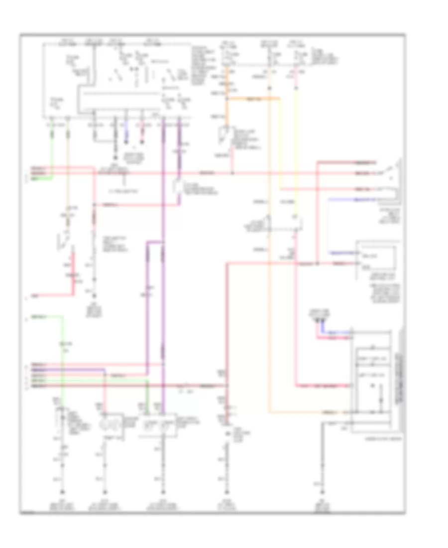 Exterior Lamps  Trailer Connector Wiring Diagram (2 of 2) for Nissan Titan PRO-4X 2013