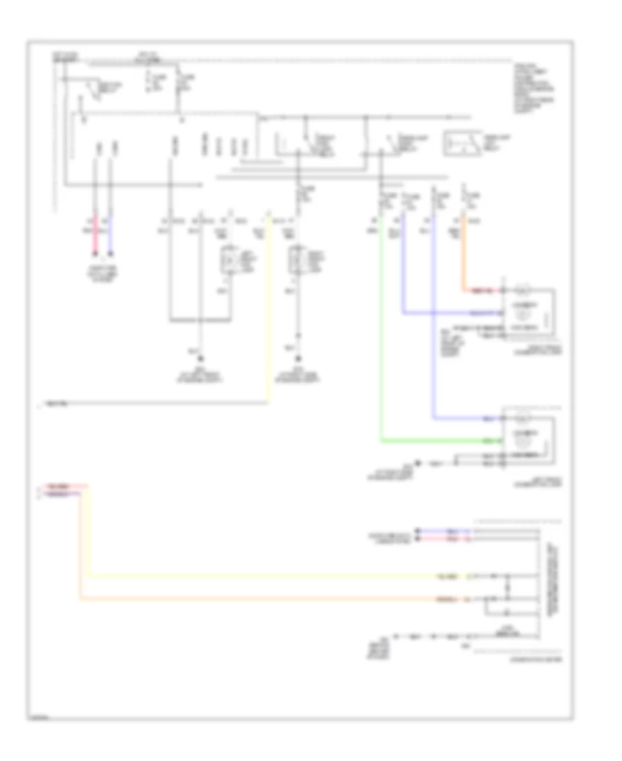 Autolamps Wiring Diagram without DRL 2 of 2 for Nissan Titan PRO 4X 2013