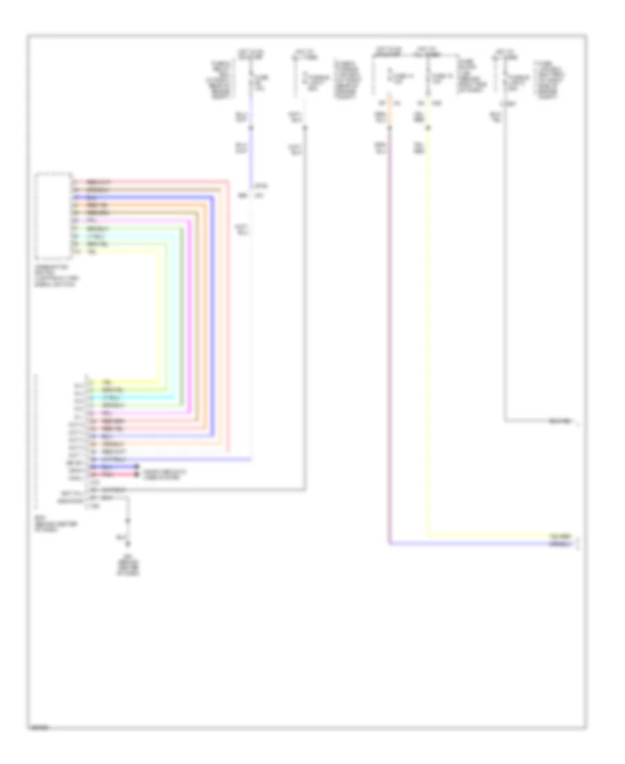 Headlamps Wiring Diagram, with DRL (1 of 2) for Nissan Titan PRO-4X 2013