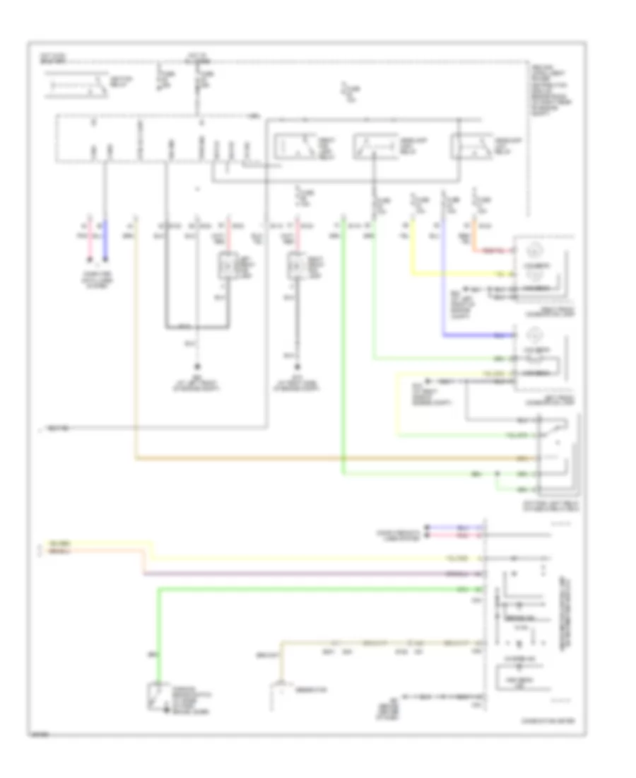 Headlamps Wiring Diagram with DRL 2 of 2 for Nissan Titan PRO 4X 2013