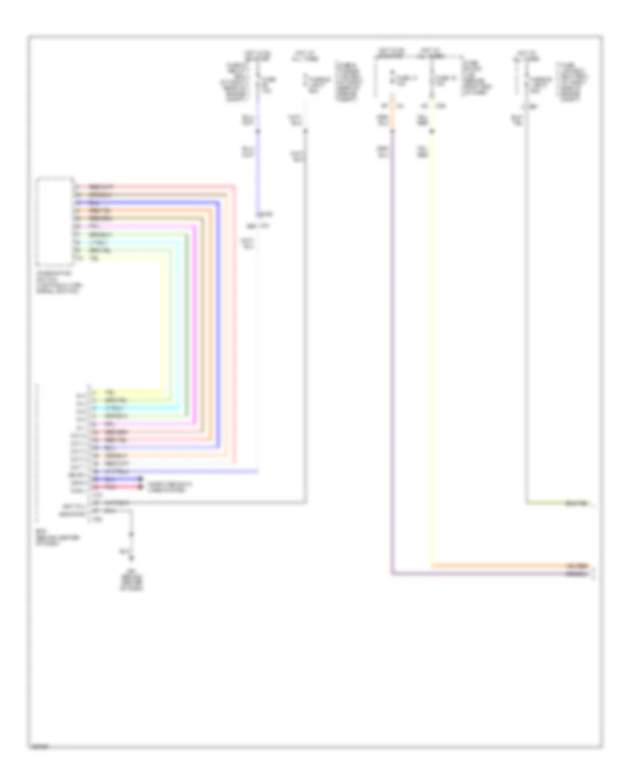 Headlamps Wiring Diagram, without DRL (1 of 2) for Nissan Titan PRO-4X 2013