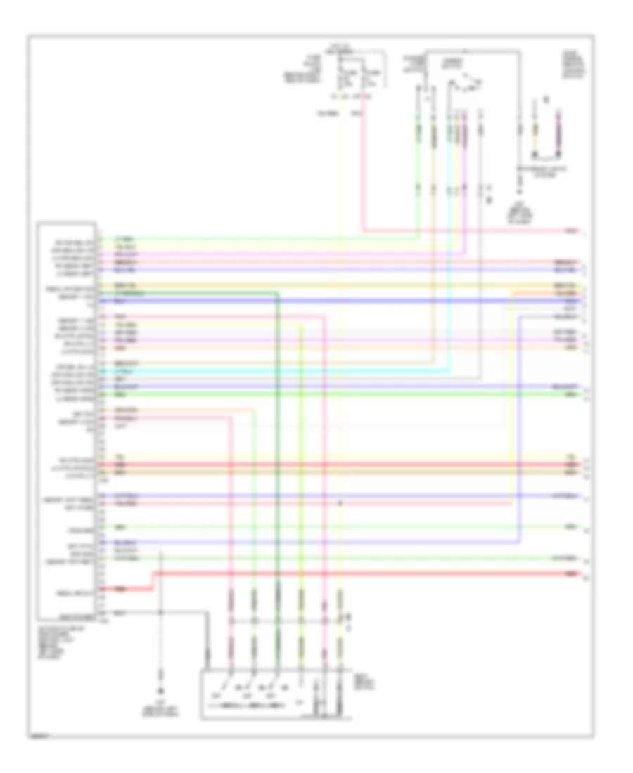 Memory Systems Wiring Diagram 1 of 3 for Nissan Titan PRO 4X 2013