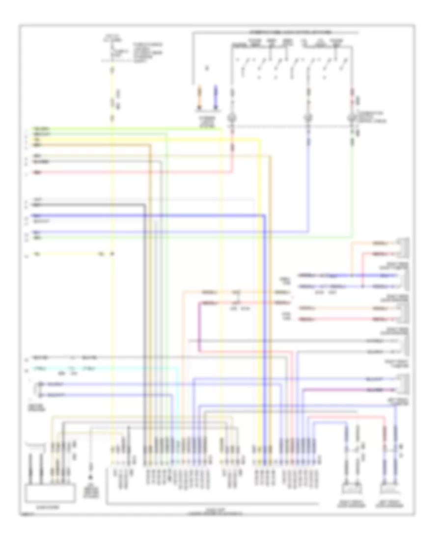 Navigation Wiring Diagram (2 of 2) for Nissan Titan PRO-4X 2013
