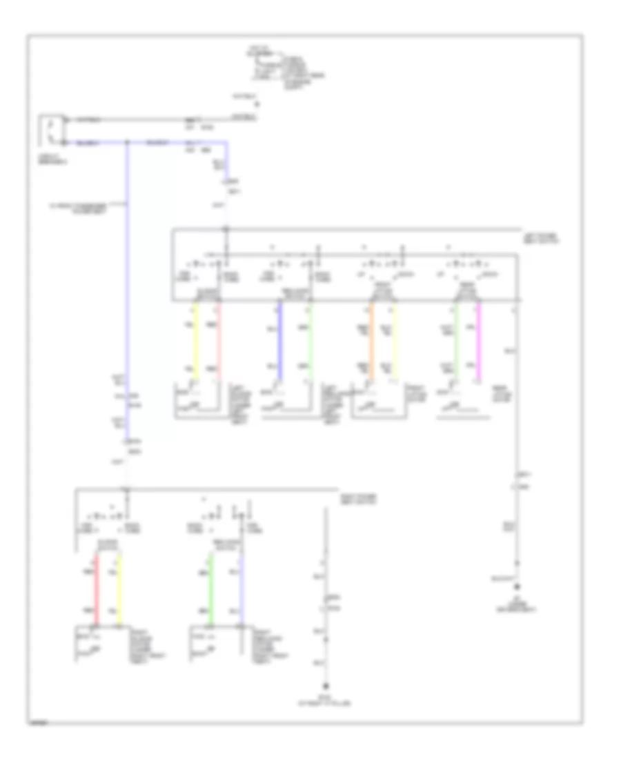 Power Seat Wiring Diagram for Nissan Titan PRO-4X 2013