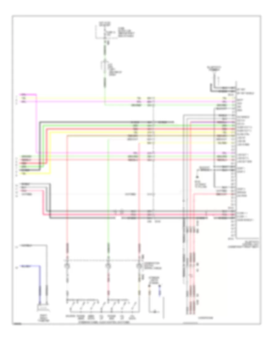 Premium Radio Wiring Diagram, without Navigation (3 of 3) for Nissan Titan PRO-4X 2013