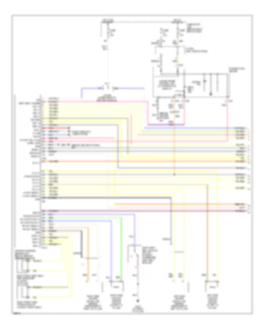Supplemental Restraints Wiring Diagram 1 of 2 for Nissan Titan PRO 4X 2013
