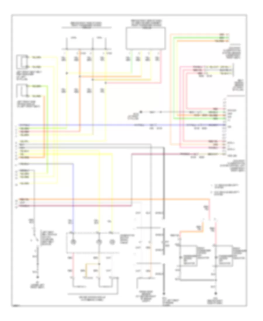 Supplemental Restraints Wiring Diagram 2 of 2 for Nissan Titan PRO 4X 2013