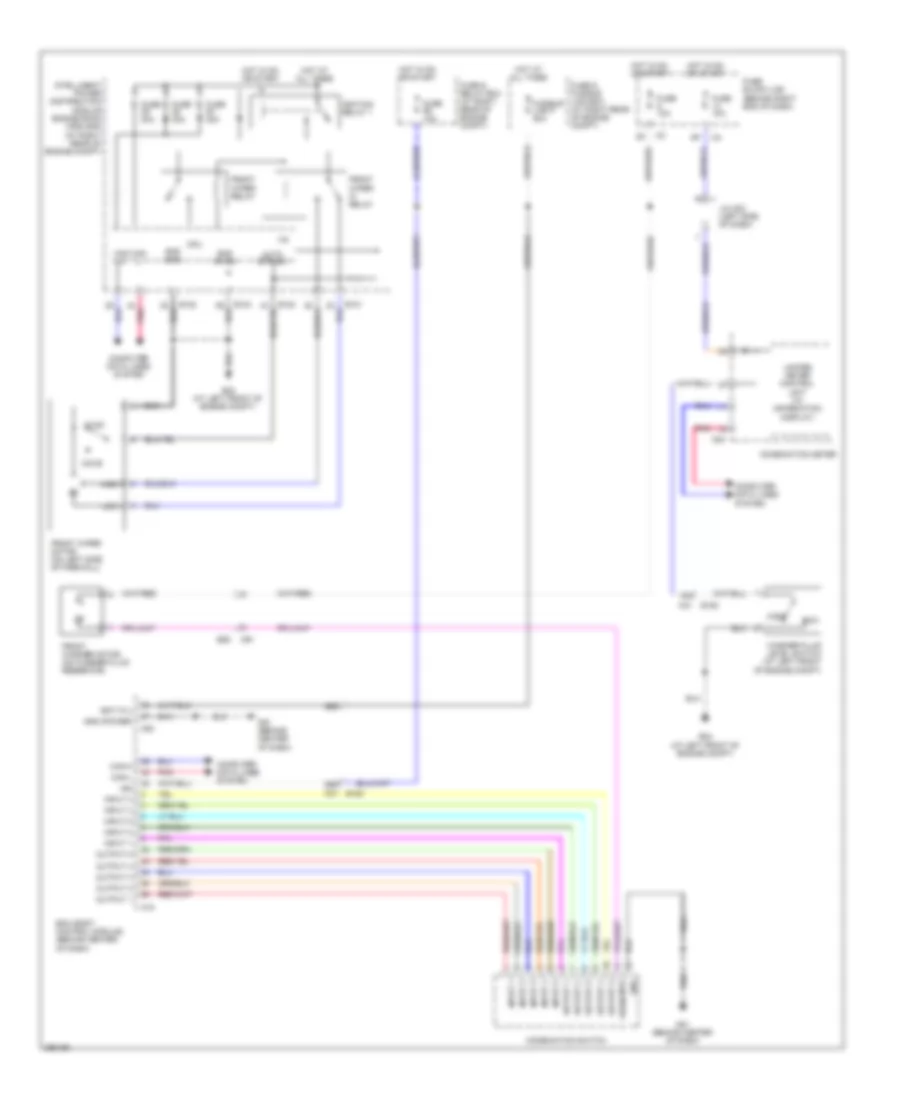 WiperWasher Wiring Diagram for Nissan Titan PRO-4X 2013