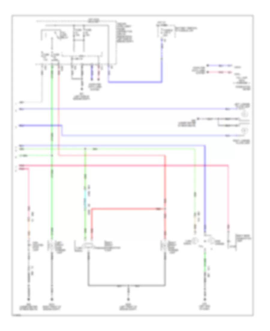 Exterior Lamps Wiring Diagram, Convertible (2 of 2) for Nissan Murano CrossCabriolet 2014