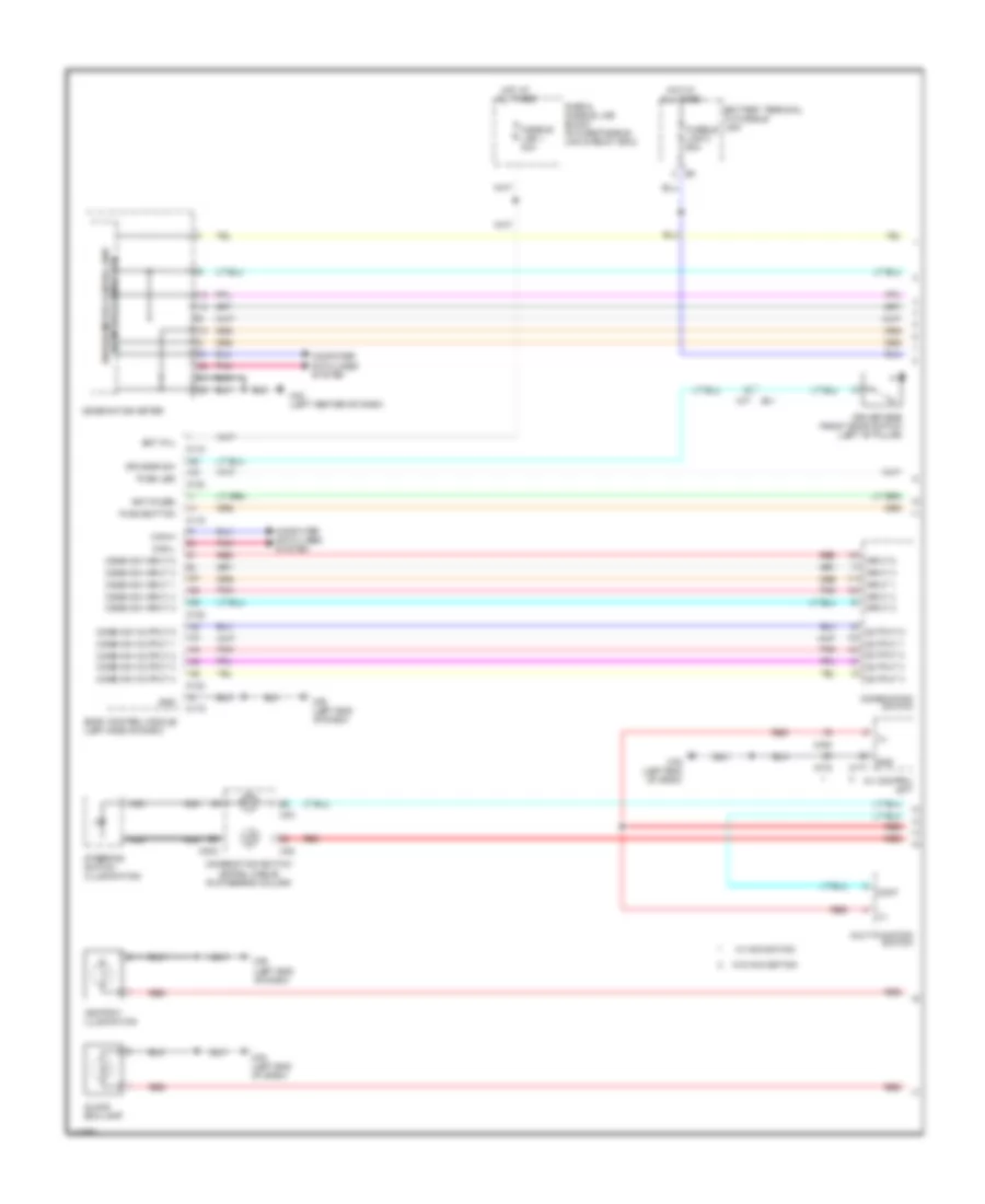 Instrument Illumination Wiring Diagram, Convertible (1 of 2) for Nissan Murano CrossCabriolet 2014