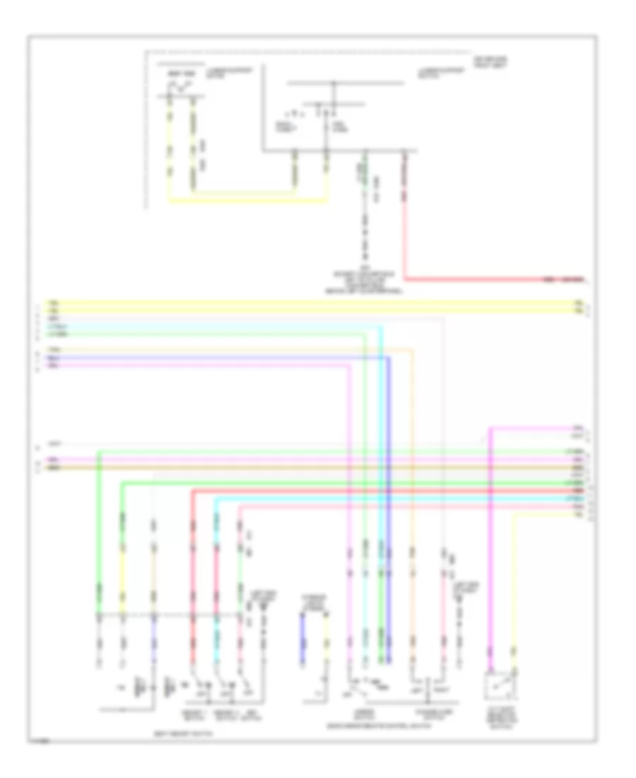 Memory Systems Wiring Diagram 2 of 4 for Nissan Murano CrossCabriolet 2014