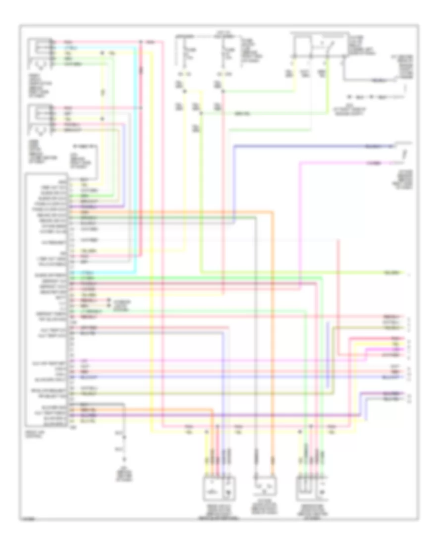 Manual AC Wiring Diagram (1 of 3) for Nissan Armada LE 2004