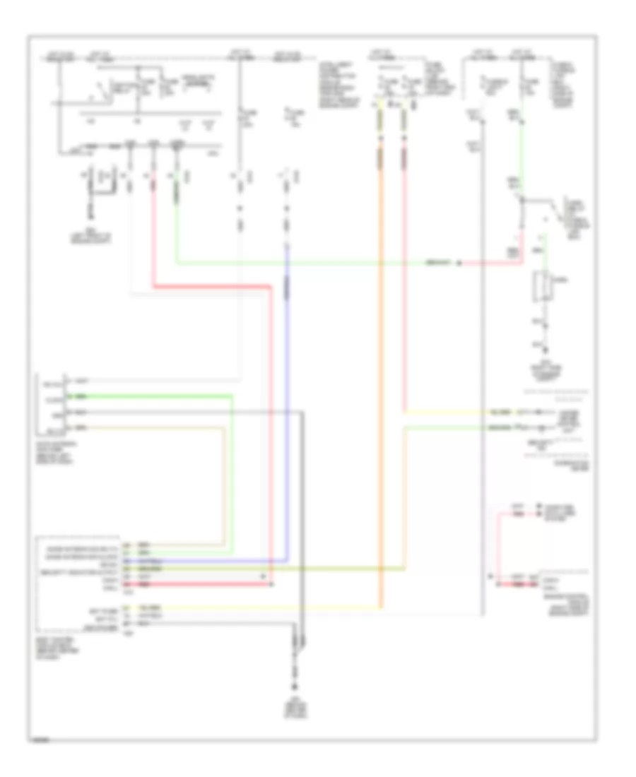Immobilizer Wiring Diagram (NATS) for Nissan Armada LE 2004