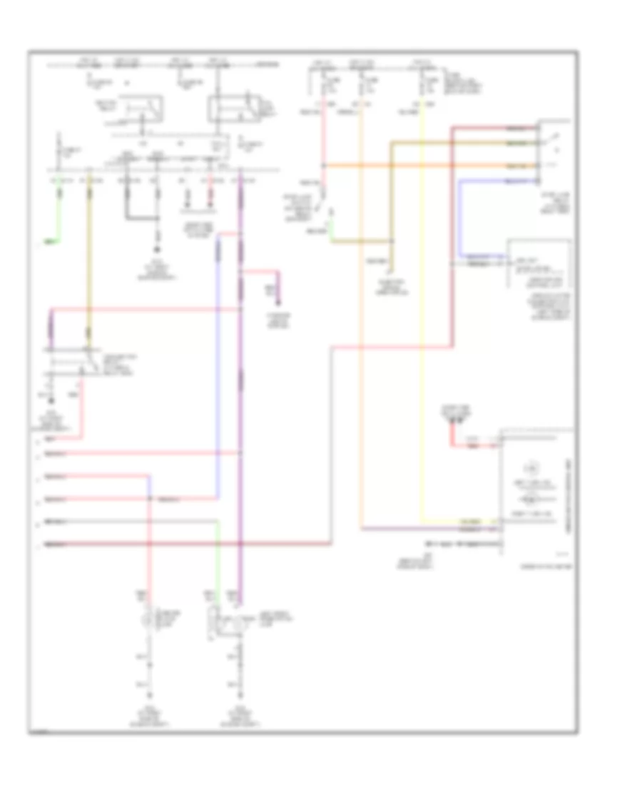 Exterior Lamps  Trailer connector Wiring Diagram 2 of 2 for Nissan Armada LE 2004