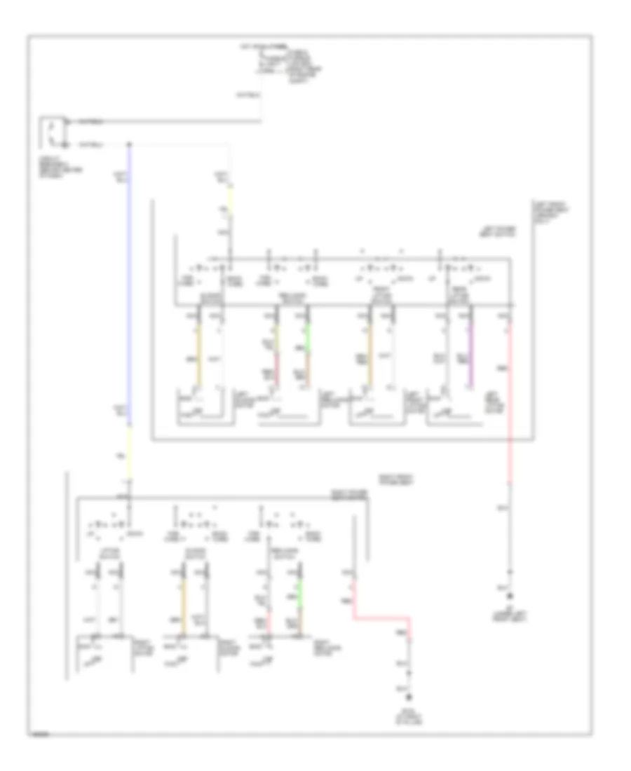 Power Seat Wiring Diagram for Nissan Armada LE 2004
