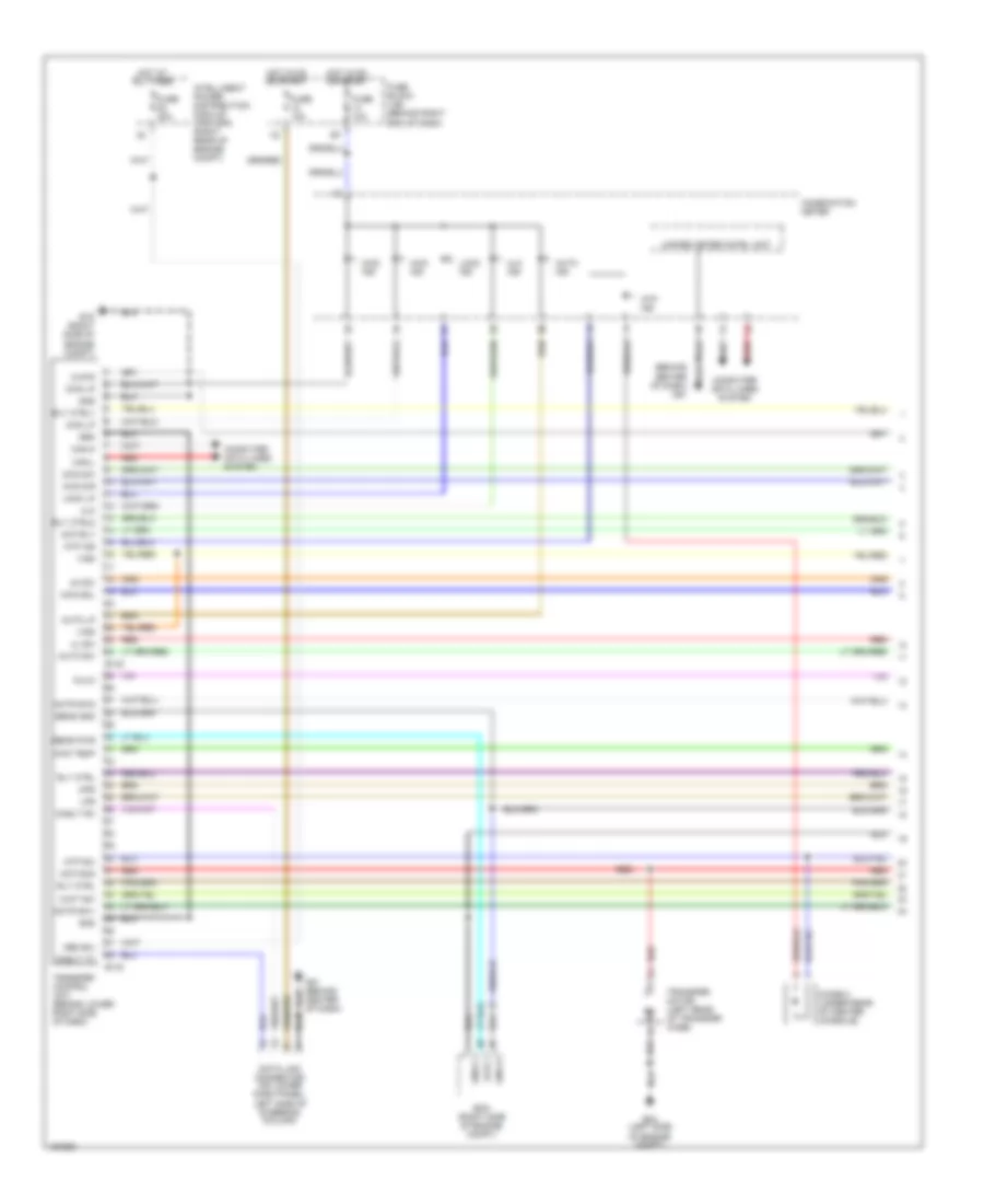 4WD Wiring Diagram 1 of 2 for Nissan Armada LE 2004