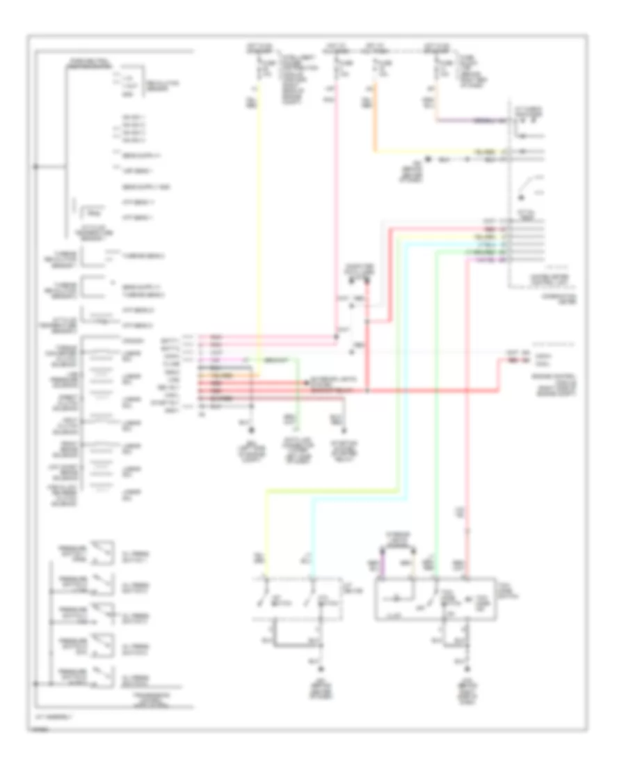 A T Wiring Diagram for Nissan Armada LE 2004
