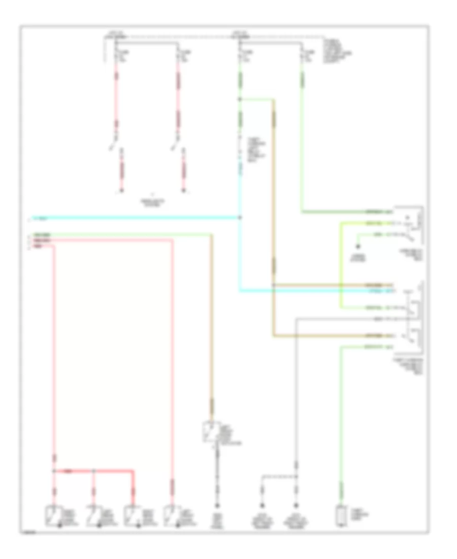 Anti-theft Wiring Diagram (2 of 2) for Nissan Altima GLE 2000