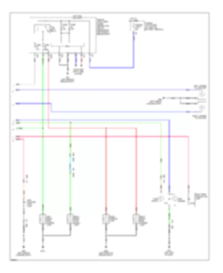Exterior Lamps Wiring Diagram (2 of 2) for Nissan Murano CrossCabriolet 2011