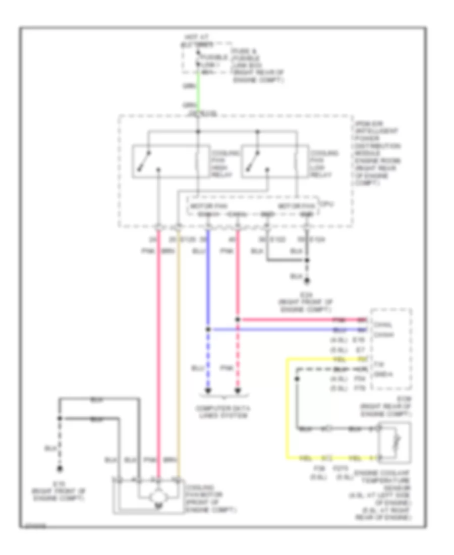 COOLING FAN – Nissan Pathfinder SV 2012 – SYSTEM WIRING DIAGRAMS – Wiring  diagrams for cars 94 Nissan Pathfinder Wiring Diagram Wiring diagrams