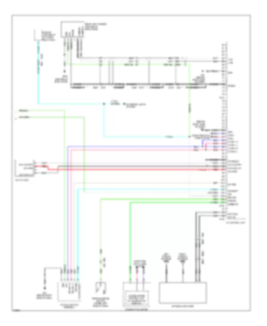 Mid-Line Radio Wiring Diagram (3 of 3) for Nissan Pathfinder SV 2012