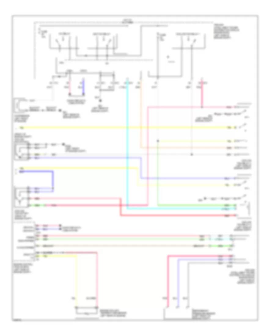 Automatic AC Wiring Diagram (2 of 2) for Nissan Murano LE 2009