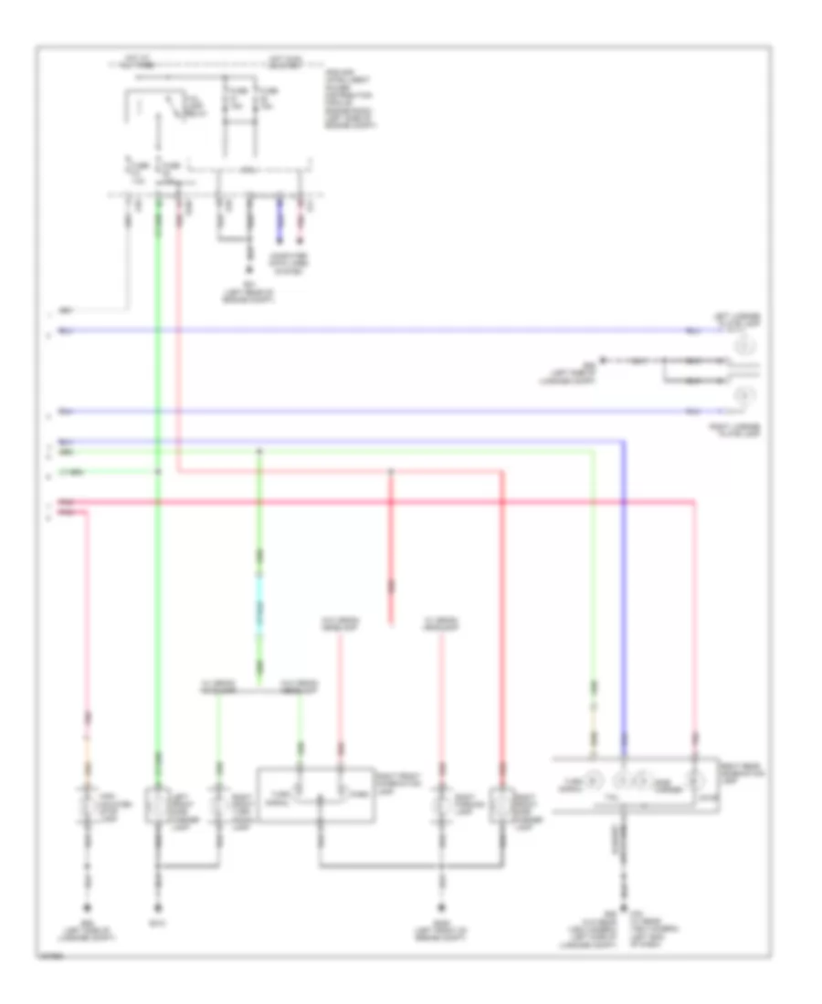 Exterior Lamps Wiring Diagram 2 of 2 for Nissan Murano LE 2009