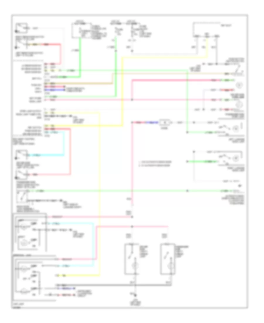 Courtesy Lamps Wiring Diagram for Nissan Murano LE 2009